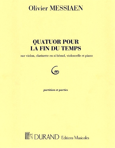 QUATUOR POUR LA FIN DU TEMPS (piano score & parts)