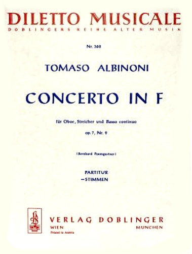 CONCERTO Op.7/9 in F parts