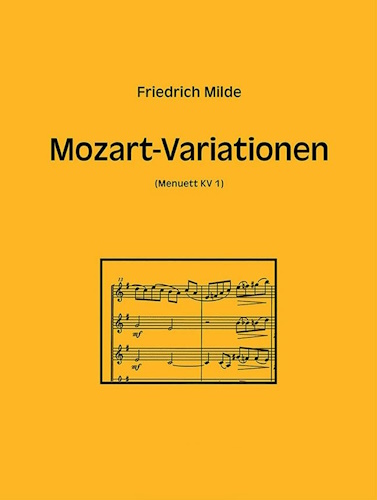 MOZART VARIATIONS KV.1  (score & parts)
