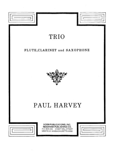 TRIO (score & parts)