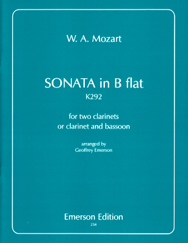 SONATA in Bb major K292