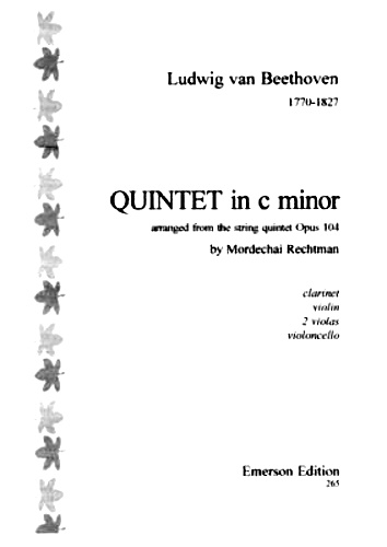 QUINTET in C minor from Op.104