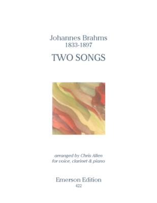 TWO SONGS Op.91 No.1 & No.2