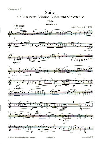 SUITE in F major Op.62a (set of parts)