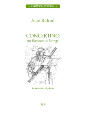 CONCERTINO for Bassoon & Strings (set of parts)