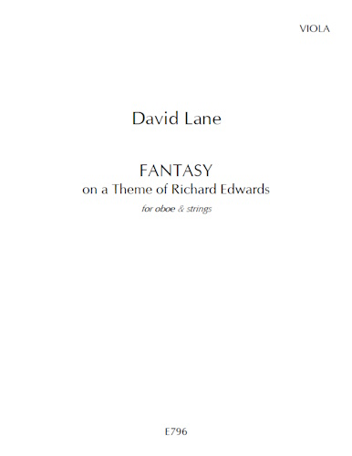 FANTASY on a Theme of Richard Edwards - Viola
