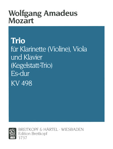 TRIO in Eb major KV 498 (Kegelstatt)