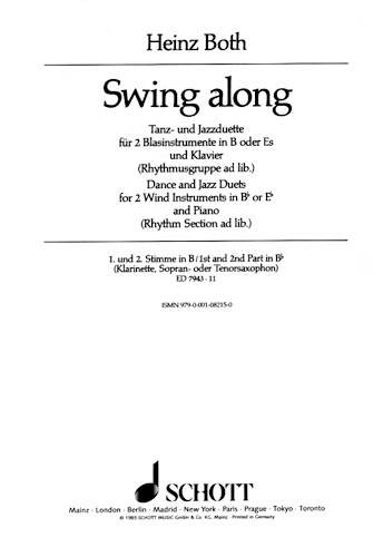 SWING ALONG Solo parts in Bb (playing score)