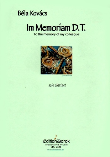 IN MEMORIAM DT To the Memory of my Colleague