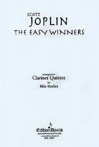 THE EASY WINNERS score & parts