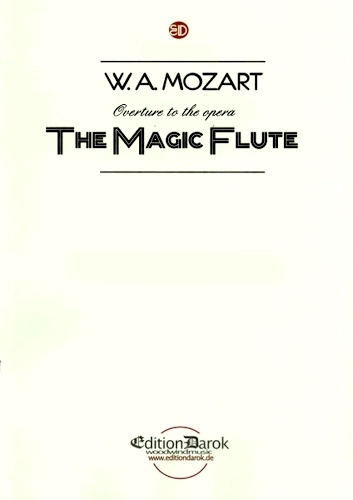 THE MAGIC FLUTE Overture score & parts
