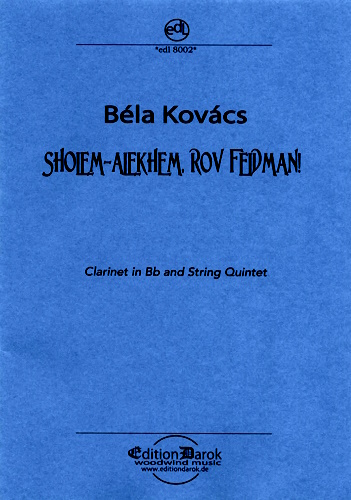 SHOLEM-ALEKHEM, ROV FEIDMAN! (score & parts)