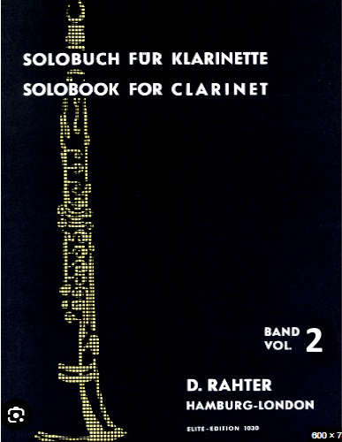 SOLOBOOK FOR CLARINET Book 2