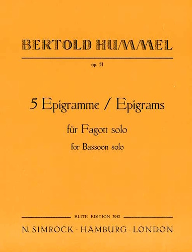 FIVE EPIGRAMS Op.51