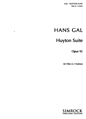 HUYTON SUITE in G Op.92 parts