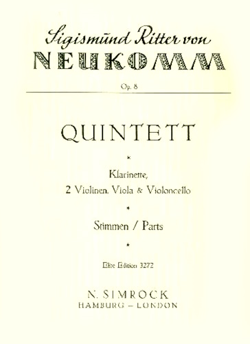 CLARINET QUINTET in Bb major Op.8