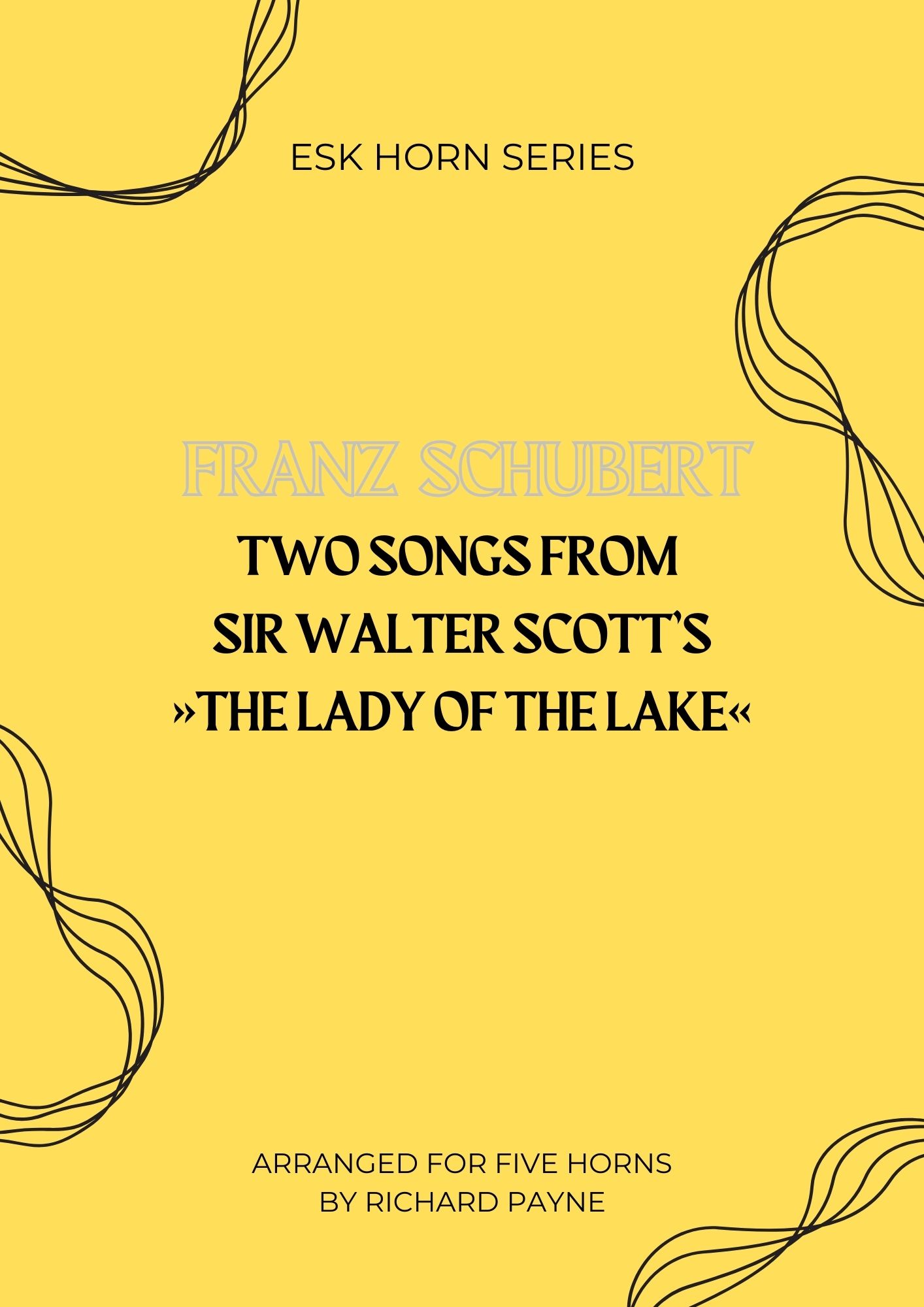 TWO SONGS from Sir Walter Scott's 'The Lady of the Lake' (score & parts)