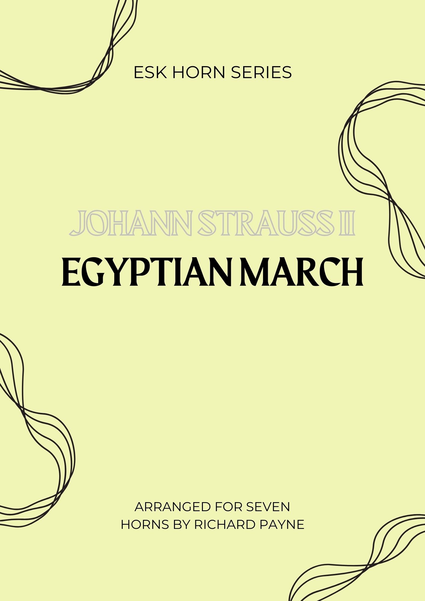 EGYPTIAN MARCH (score & parts)