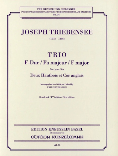 TRIO in F major set of parts