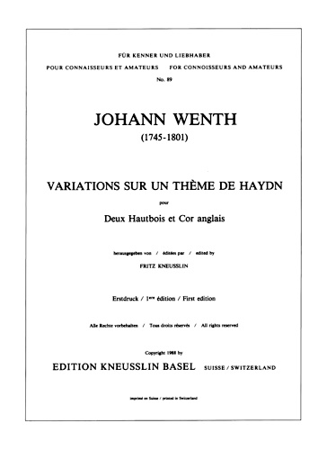 VARIATIONS on a Theme of Haydn