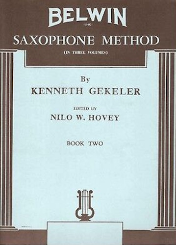 BELWIN SAXOPHONE METHOD Volume 2