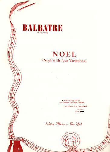 NOEL WITH FOUR VARIATIONS in d minor