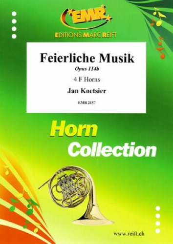 FEIERLICHE MUSIK Op.114b (score & parts)