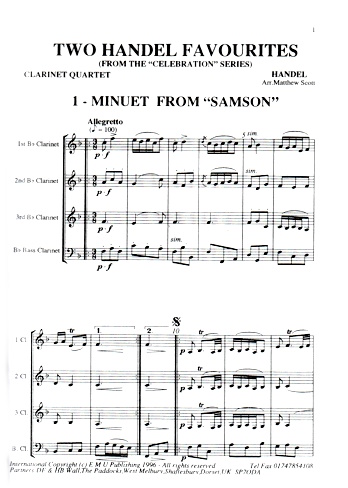 TWO HANDEL FAVOURITES