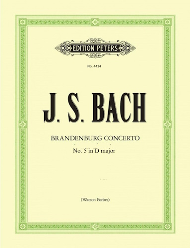 BRANDENBURG CONCERTO No.5 in D major BWV 1050 - score