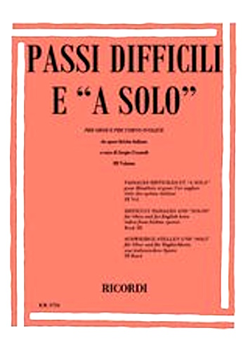 DIFFICULT PASSAGES from Italian Opera Volume 3