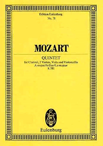 CLARINET QUINTET in A major K581 (miniature score)