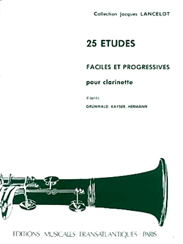 VINGT CINQ ETUDES Faciles et Progressives