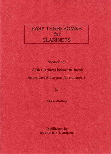 EASY THREESOMES for Clarinets (score & parts)