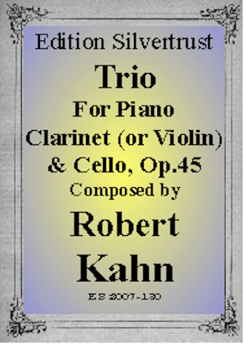 TRIO in G minor Op.45