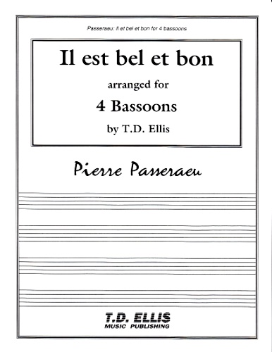 IL EST BEL ET BON (score & parts)
