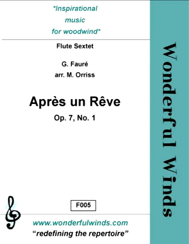APRES UN REVE Op.7, No.1 (score and parts)