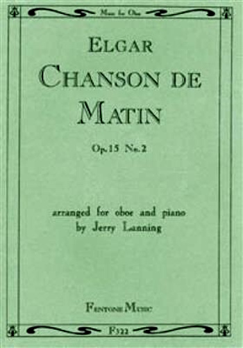 CHANSON DE MATIN Op.15 No.2