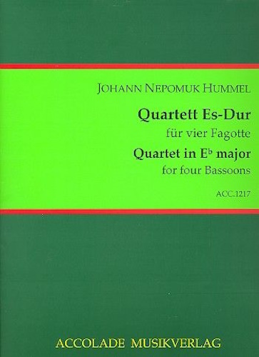 QUARTET in E flat (score & parts)