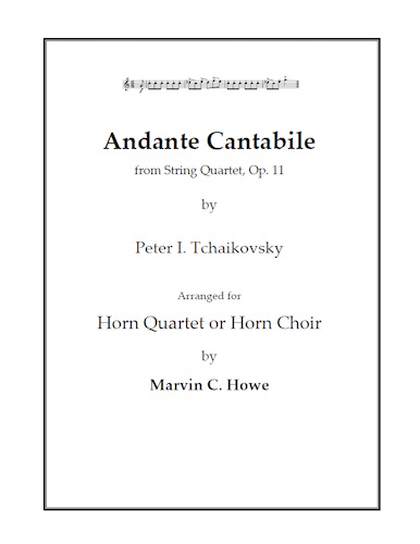 ANDANTE CANTABILE (score & parts)