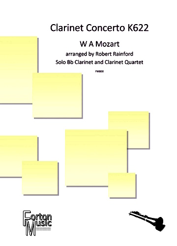 CLARINET CONCERTO K622 (score & parts)