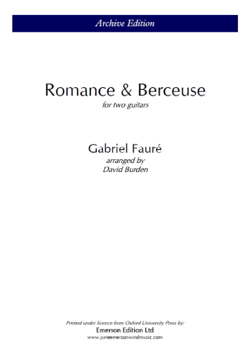 ROMANCE & BERCEUSE