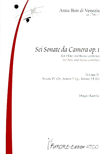 SIX SONATAS DA CAMERA Op.1 Volume 2