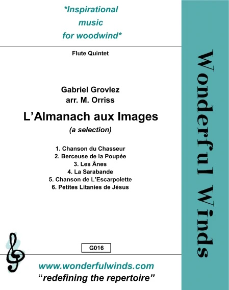 L'ALMANACH AUX IMAGES (score & parts)