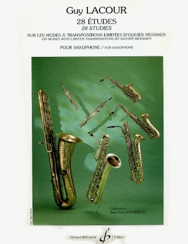 28 ETUDES sur les Modes a Transpositions Limitees d'Olivier Messiaen