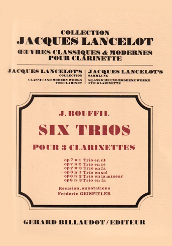 TRIO in G major Op.8 No.1 (set of parts)