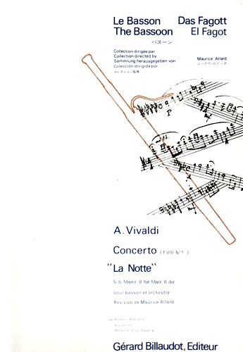 CONCERTO in Bb 'La Notte' FVIII/1 PV401 RV501 Op.45/8