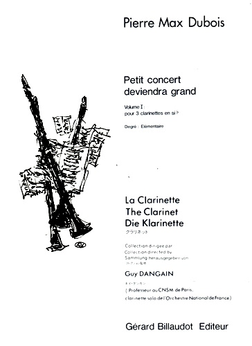 PETIT CONCERT DEVIENDRA GRAND Volume 1 (score & parts)