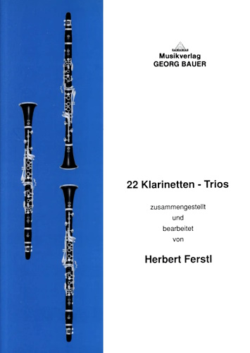 22 CLARINET TRIOS (playing score)