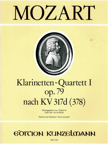CLARINET QUARTET No.1 Op.79 KV317d/378