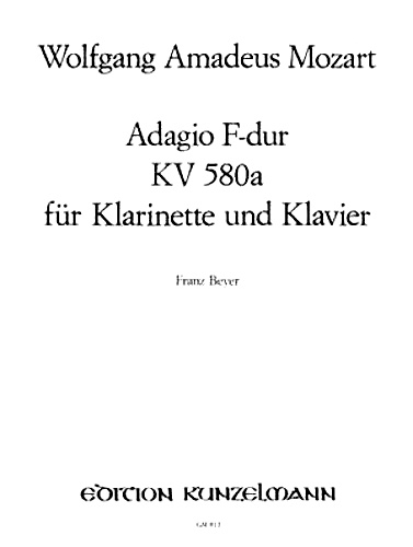 ADAGIO in F KV580a
